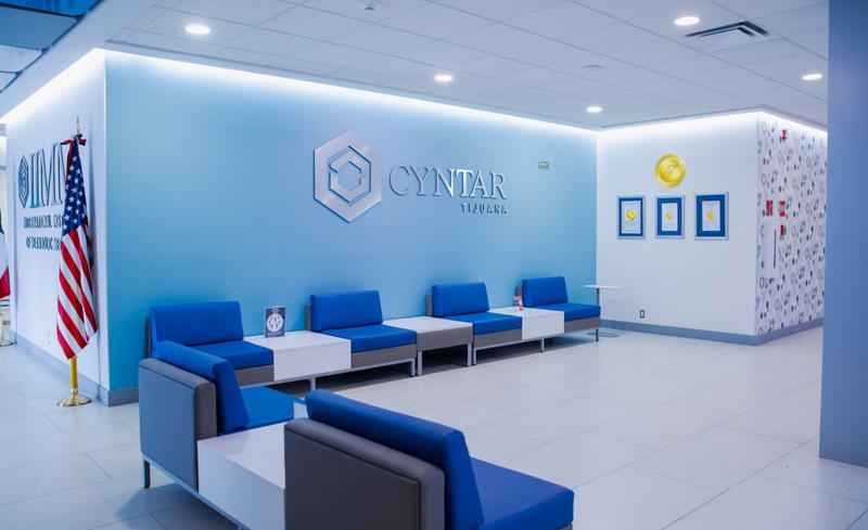 Área de atención del Hospital CYNTAR Tijuana